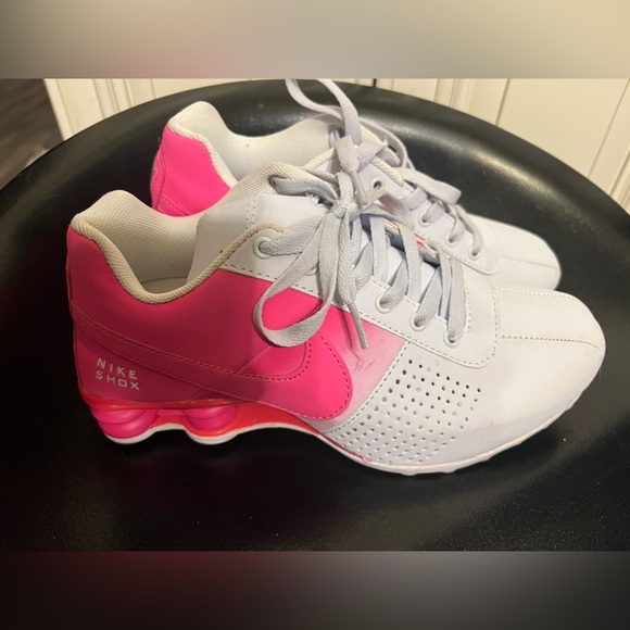 Nike Shox Deliver pink and white size 8.5 317547 015 - Picture 9 of 11